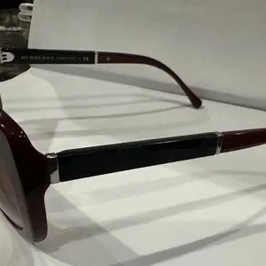 Burberry | Accessories | Burberry Red Oversized Square  display picture 3